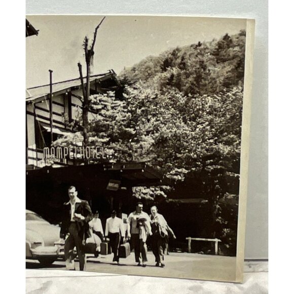Mampei Hotel Karuizawa Japan RPPC Postcard Vintage 1940s Street View - Picture 5 of 6